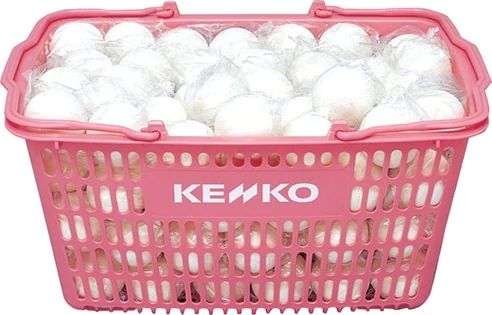 Piłki soft tennis Kenko – białe, kosz 10 tuzinów (120 szt.)